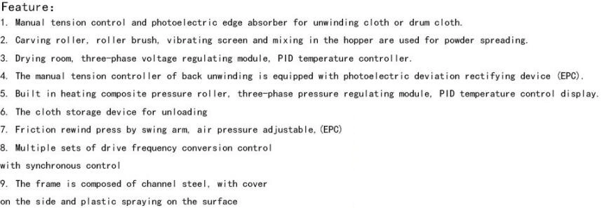 Scattering Laminating Machine (Sofa curtain cloth) , Ym51d