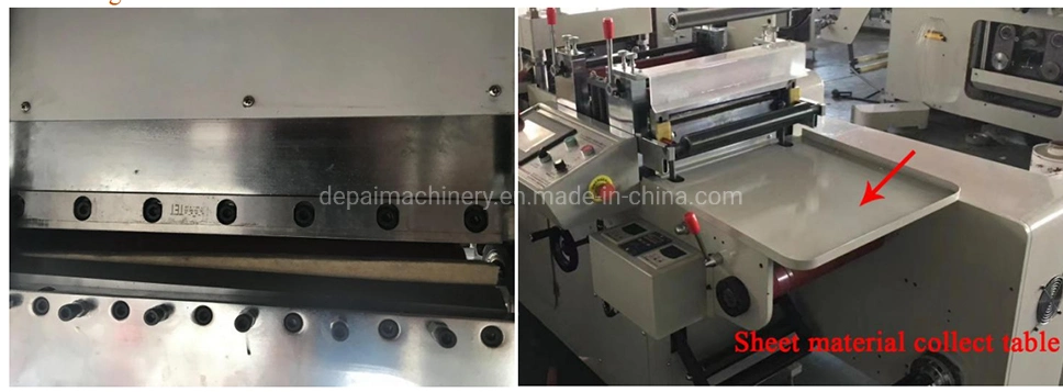 Automatic 350 Narrow Web Multiple Shape Paper Cutting Machinery Cheap Price Flat Bed Die Cutting Label Machine for Stickers with Laminating