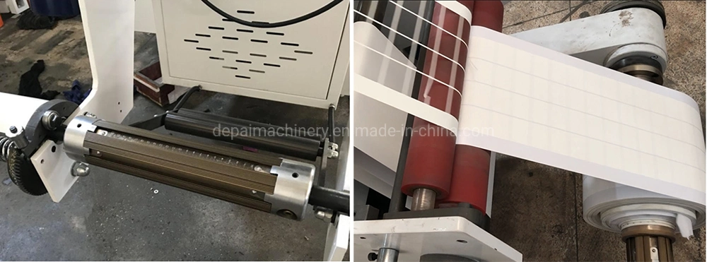 Automatic 350 Narrow Web Multiple Shape Paper Cutting Machinery Cheap Price Flat Bed Die Cutting Label Machine for Stickers with Laminating