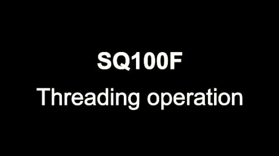 Tigerking Мощный двигатель и коробка передач Sq100f 4-дюймовый станок для нарезки труб и труб Цена